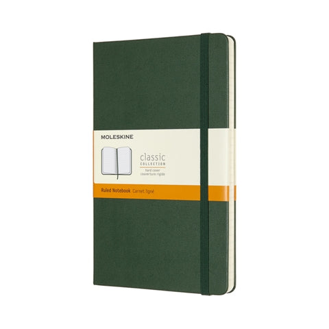 Moleskine Large Ruled Hardcover Notebook Green