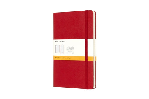 Moleskine Large Ruled Hardcover Notebook Red