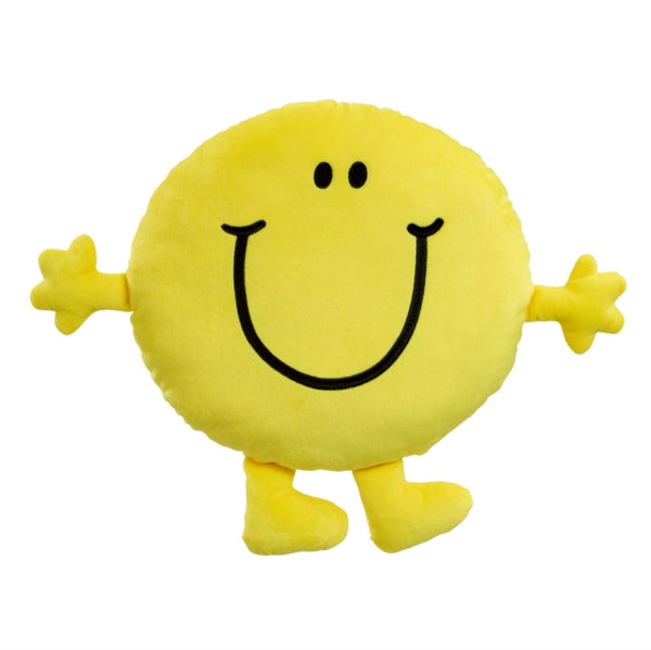 Mr Happy Plush Cushion