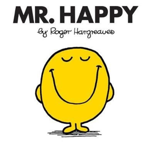 Mr Happy Keychain, Book and Cushion Gift Set