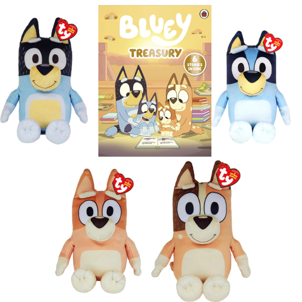 TY Bluey Book and Toy Gift Set