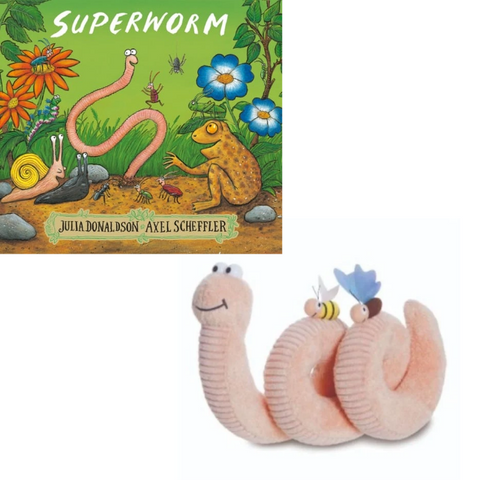 Superworm Book and Toy Gift Set
