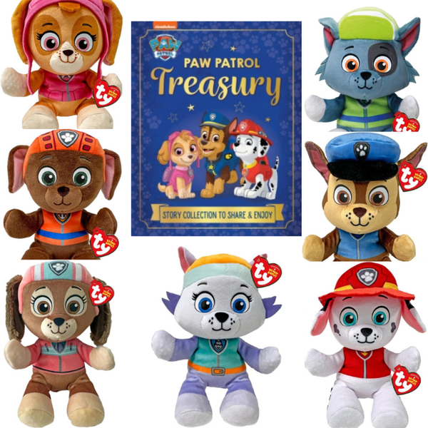 TY Paw Patrol Book and Toy Gift Set