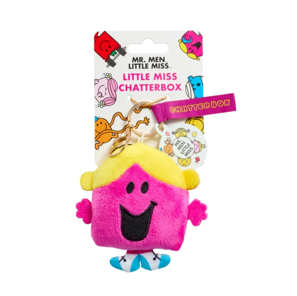Little Miss Chatterbox Keychain, Book and Cushion Gift Set
