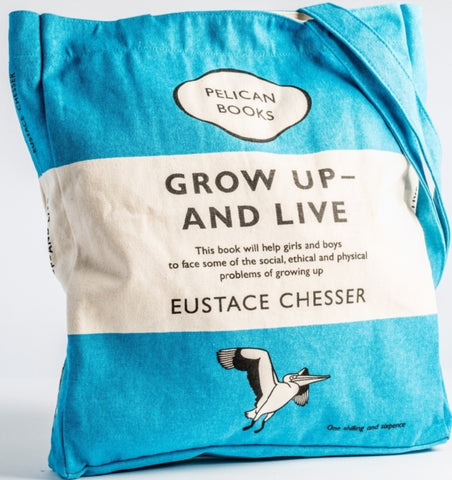 Penguin Books Grow up and Live Book Bag